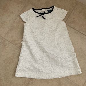 Cool white a-line sheath dress from Gap Kids